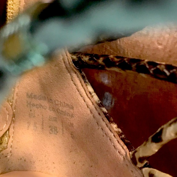 ALDO PETERBELL Snakeskin Heels - Picture 8 of 10